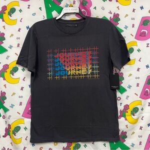 Medium NWT Junk Food LA 2021 Distressed Journey Don't Stop Believin' 1981 2Sided